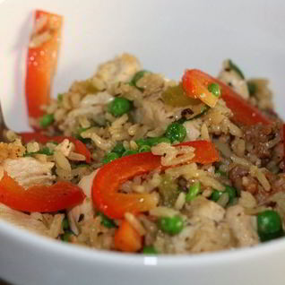 Паэлья с курицей в мультиварке