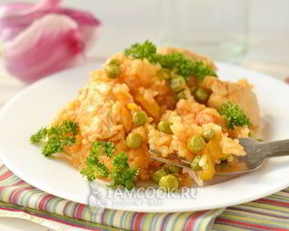 Паэлья с курицей