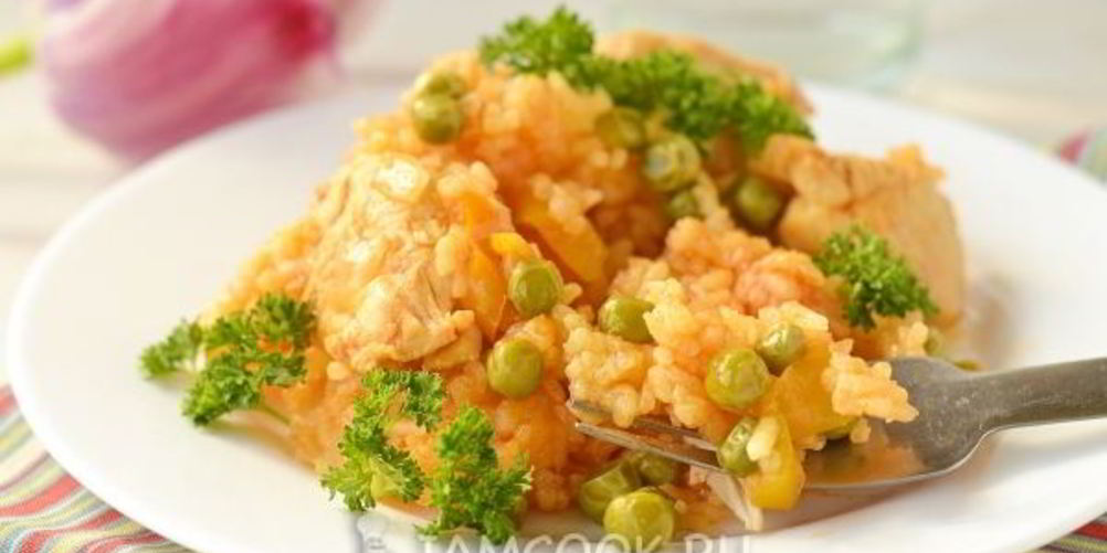 Рецепт паэлья с курицей