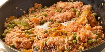 паэлья с курицей