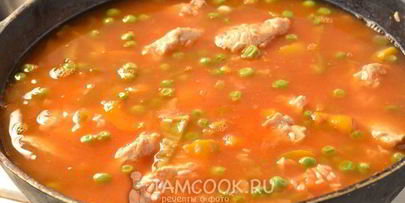 паэлья с курицей