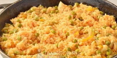 паэлья с курицей