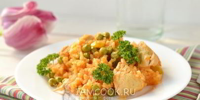 паэлья с курицей