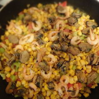 Паэлья с морепродуктами