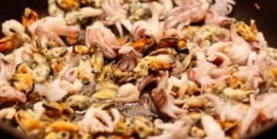 паэлья с морепродуктами