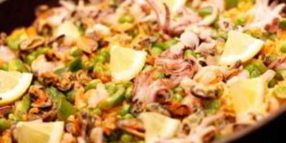 паэлья с морепродуктами