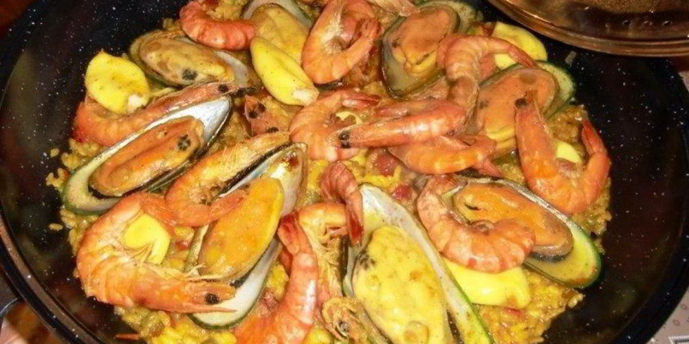 Рецепт паэлья в воке