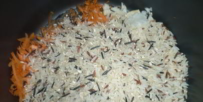 плов 4 риса с фаршем из индейки