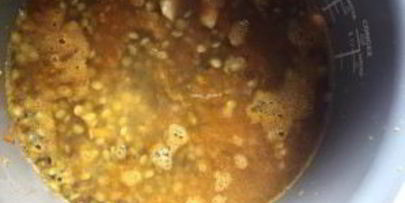 плов из чечевицы с курицей в мультиварке