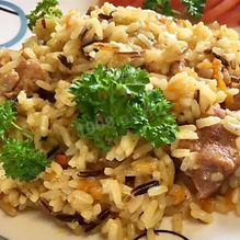Рецепт Плов из дикого риса с мясом