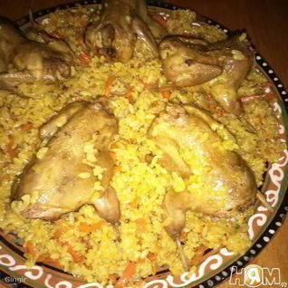 Плов из перепелок