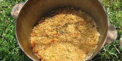 плов по-татарски на костре