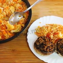 Рецепт Плов постный с овощами