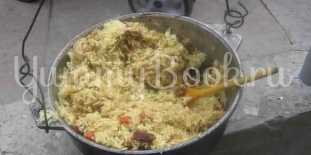 Рецепт плов праздничный по-узбекски