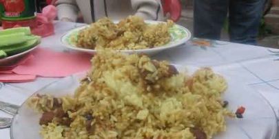 плов праздничный по-узбекски