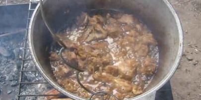 плов праздничный по-узбекски