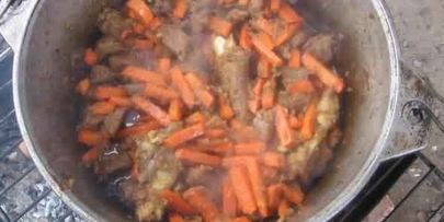 плов праздничный по-узбекски