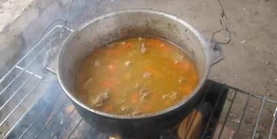 плов праздничный по-узбекски