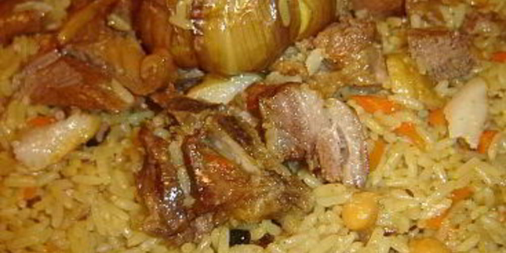 Рецепт плов праздничный туй оши