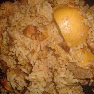 Плов с айвой