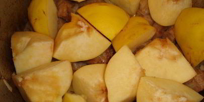 плов с айвой