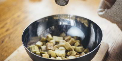 плов с баклажанами