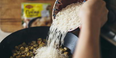 плов с баклажанами