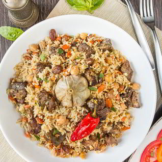 Плов с бараниной