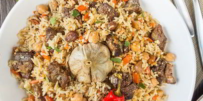 плов с бараниной