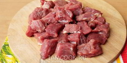 плов с говядиной на сковороде