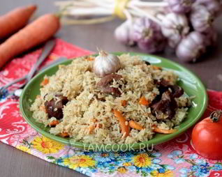 Плов с говядиной в мультиварке