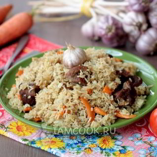Плов с говядиной в мультиварке