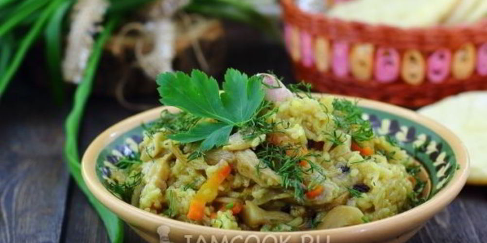 Рецепт плов с грибами в мультиварке