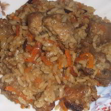 Рецепт Плов с гузками индейки