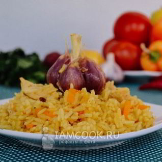 Плов с куриной грудкой