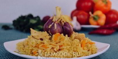 плов с куриной грудкой