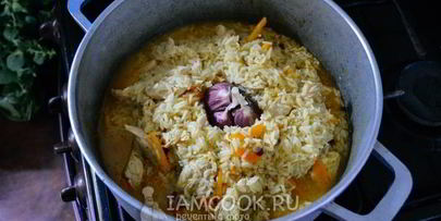 плов с куриной грудкой