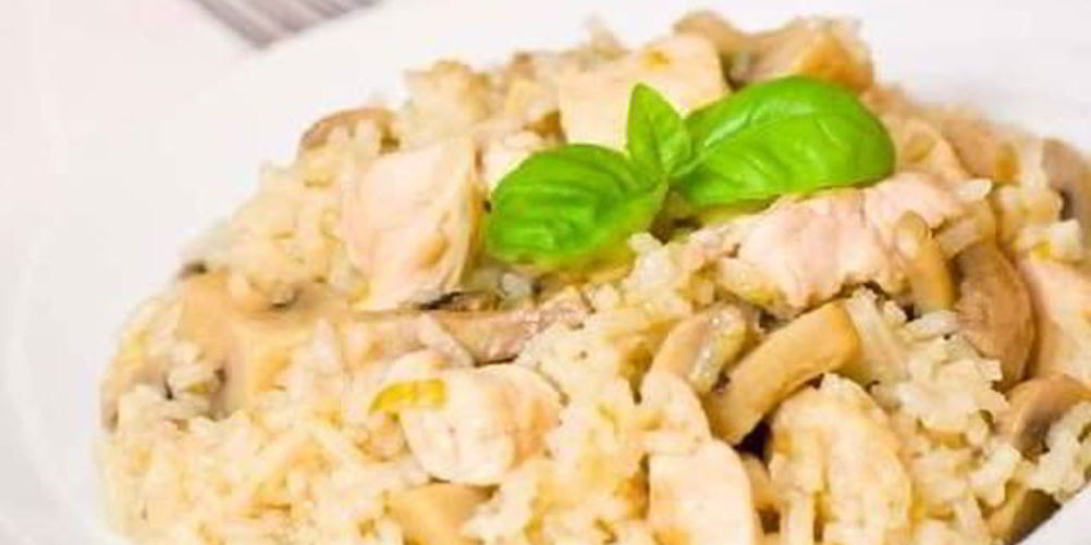 Рецепт плов с курицей и грибами