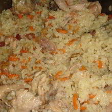 Рецепт Плов с курицей и изюмом