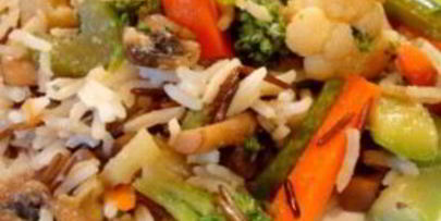 плов с курицей и кабачками