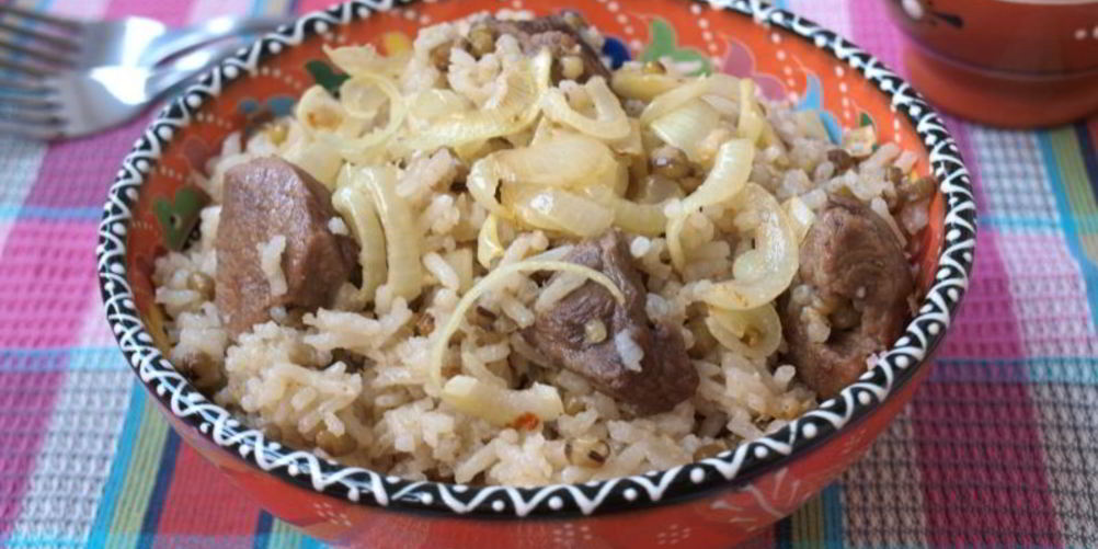 Рецепт плов с машем и телятиной