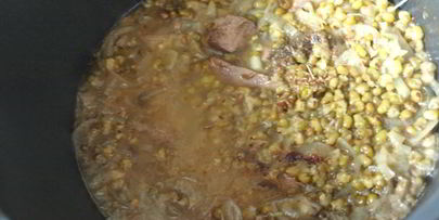 плов с машем и телятиной