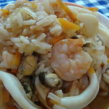 Рецепт Плов с морепродуктами в мультиварке