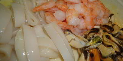 плов с морепродуктами в мультиварке