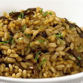 Плов с опятами