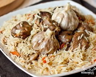 Плов с уткой в казане