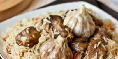 плов с уткой в казане