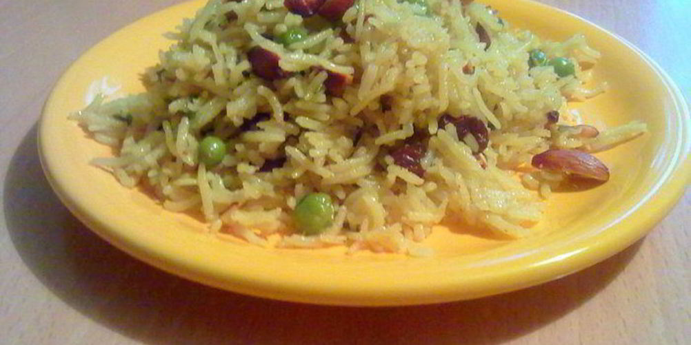 Рецепт плов с зеленым горошком