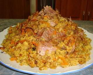 Плов узбекский с бараниной