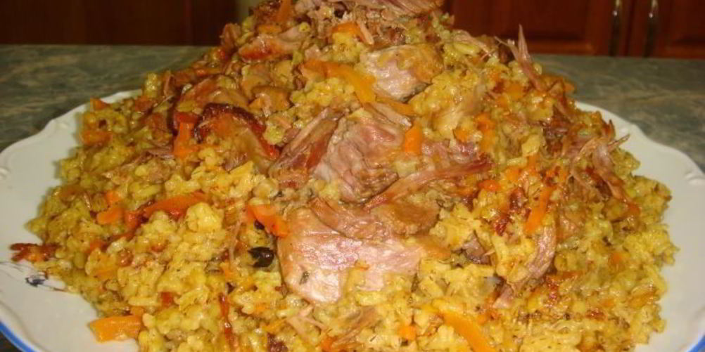 Рецепт плов узбекский с бараниной
